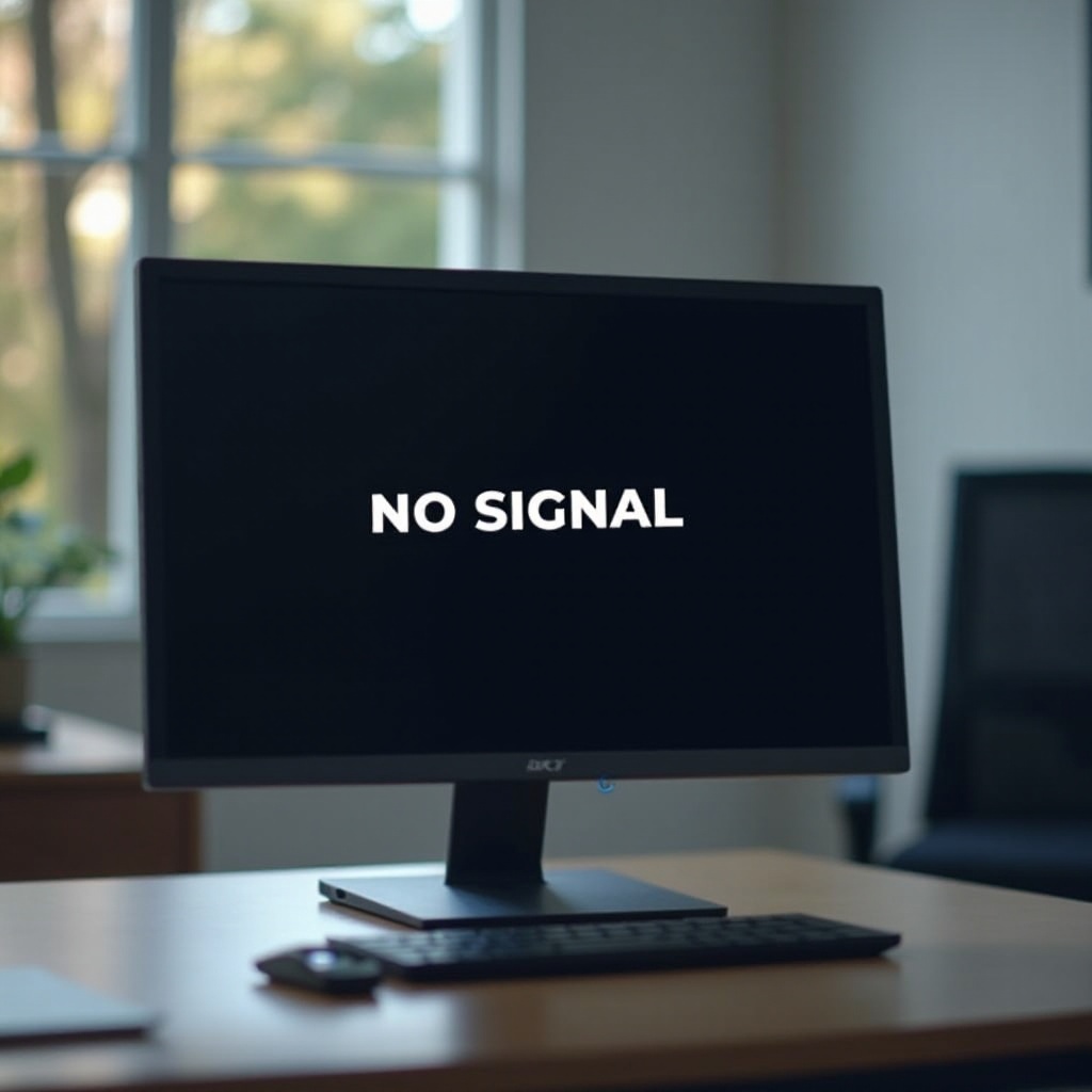 acer pc monitor no signal