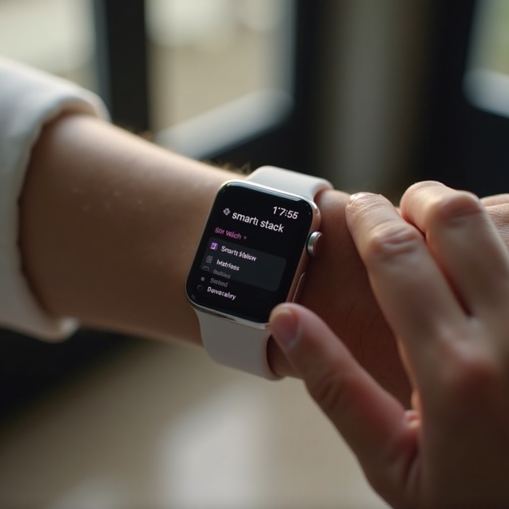 Ustawienia inteligentnego stosu Apple Watch