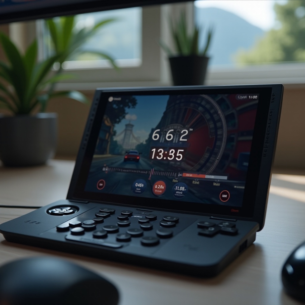 tampilan frame rate Steam Deck