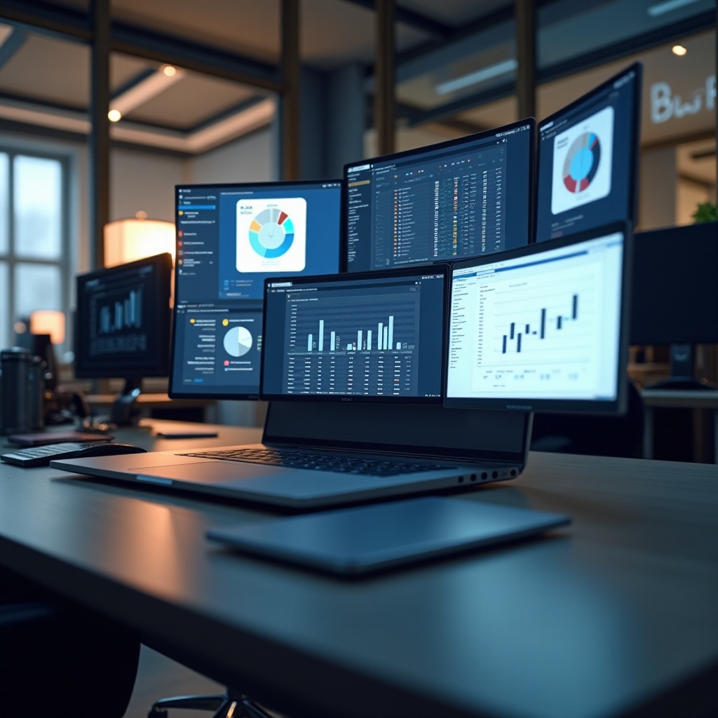 najlepszy laptop z trzema ekranami