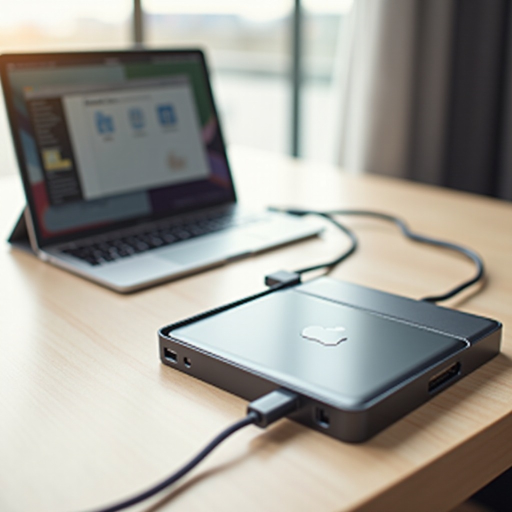 Kan de iPad een externe harde schijf uitlezen?
